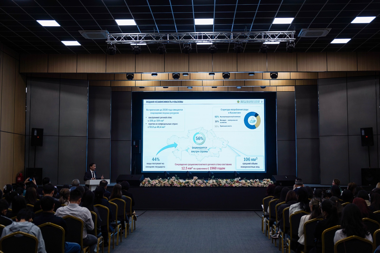 Атырау университетінде су ресурстарын үнемдеуге арналған экологиялық сағат өтті