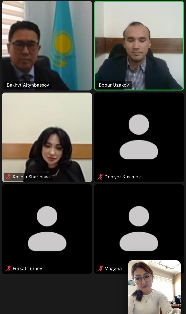 Онлайн форматтағы халықаралық кездесу