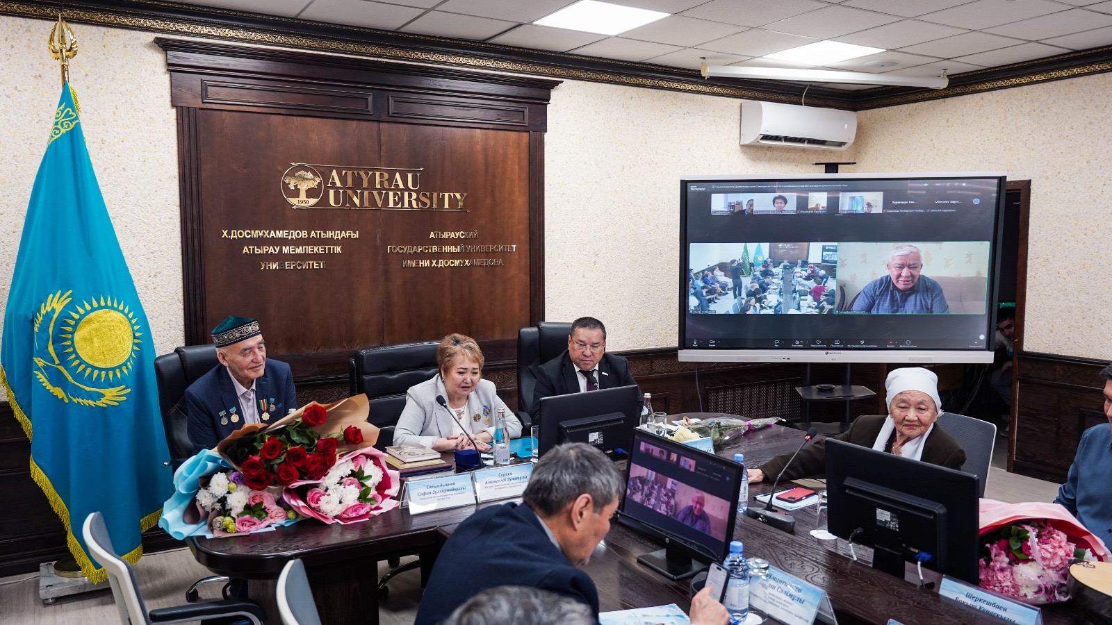 A Milestone of Science and Wisdom: Honoring Two Professors at Atyrau University