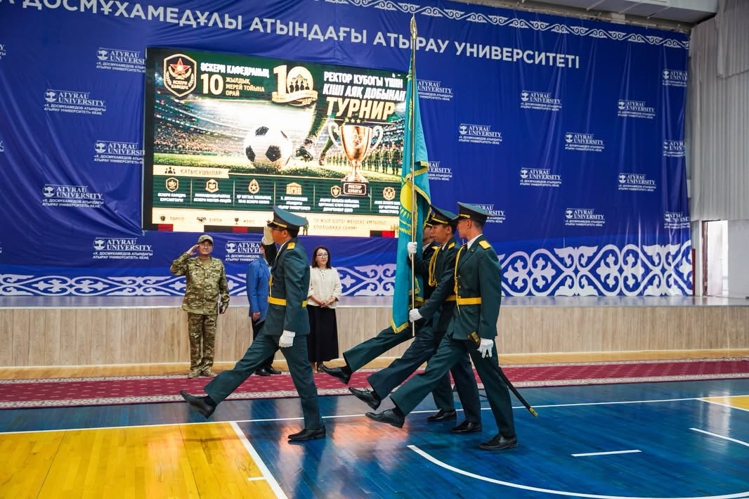 Әскери кафедраның 10 жылдығына арналған футбол турнирі өтті